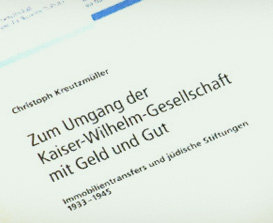 Arbeit an der Vergangenheit. Die Präsidentenkommission zur Geschichte der KWG im Nationalsozialismus (1997)